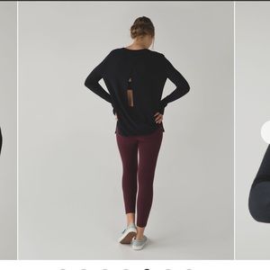 Euc Lululemon size 4 open back pullover